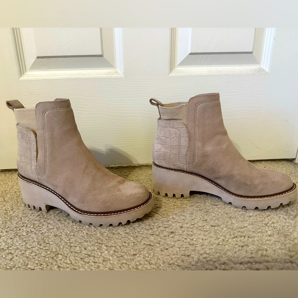 Dolce Vita Huey Suede Lug Booties
